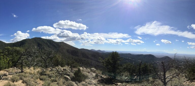 On the Atalaya Mountain Trail above Santa Fe, NM
